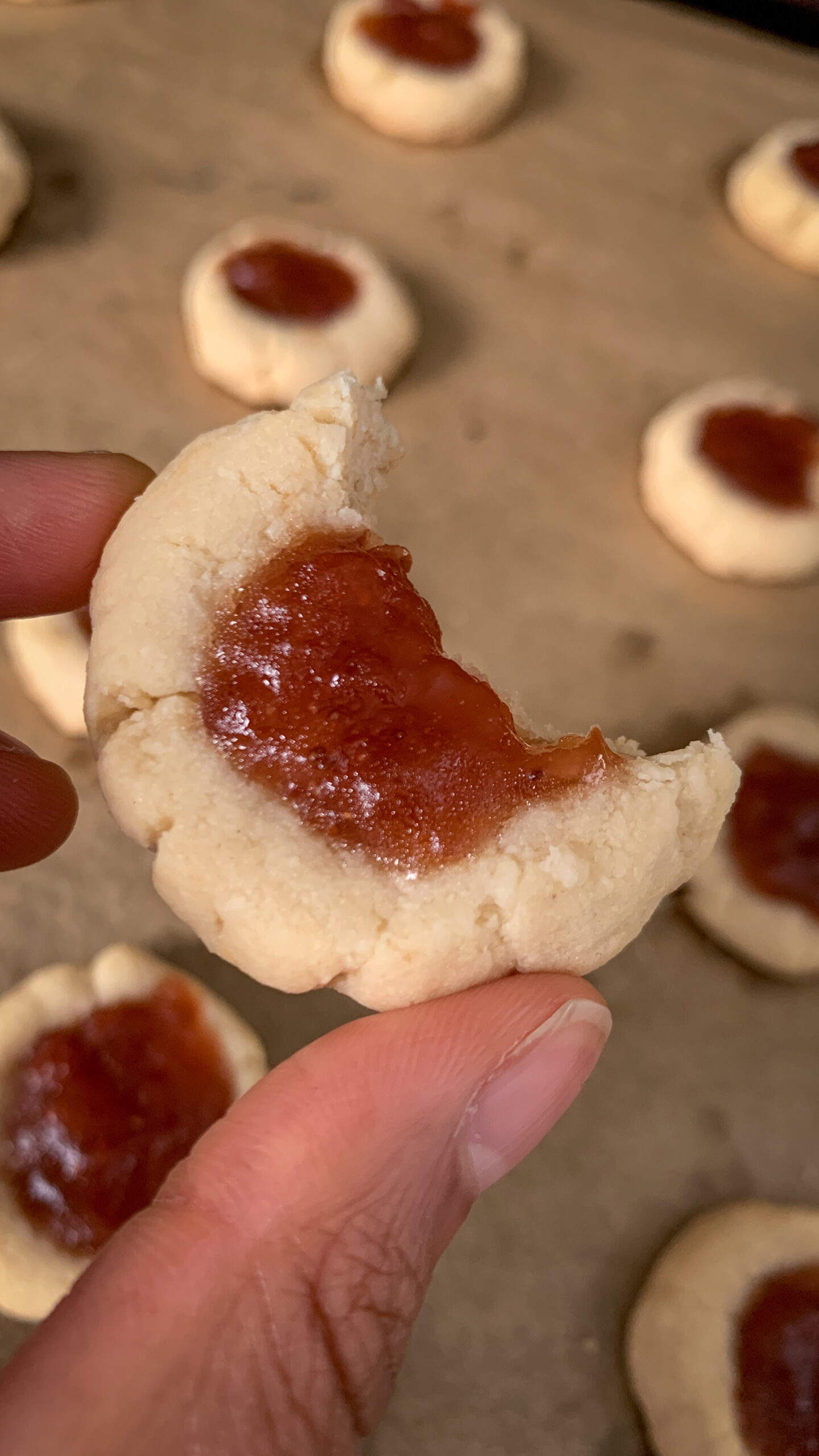 Strawberry Cardamom Thumbprint Cookies Sunita Spice